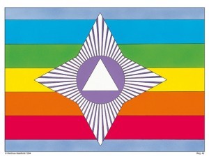 Martinus symbol 42 - Flaggans struktur